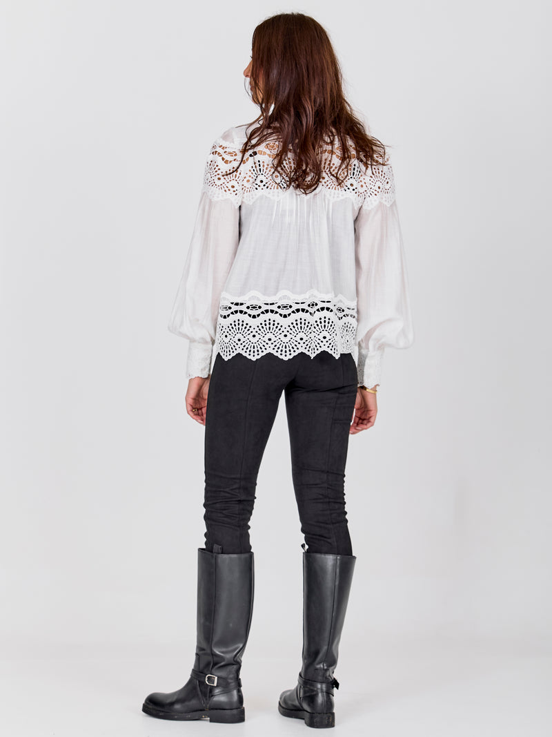 NÜ BACH shirt Overhemden 110 Creme