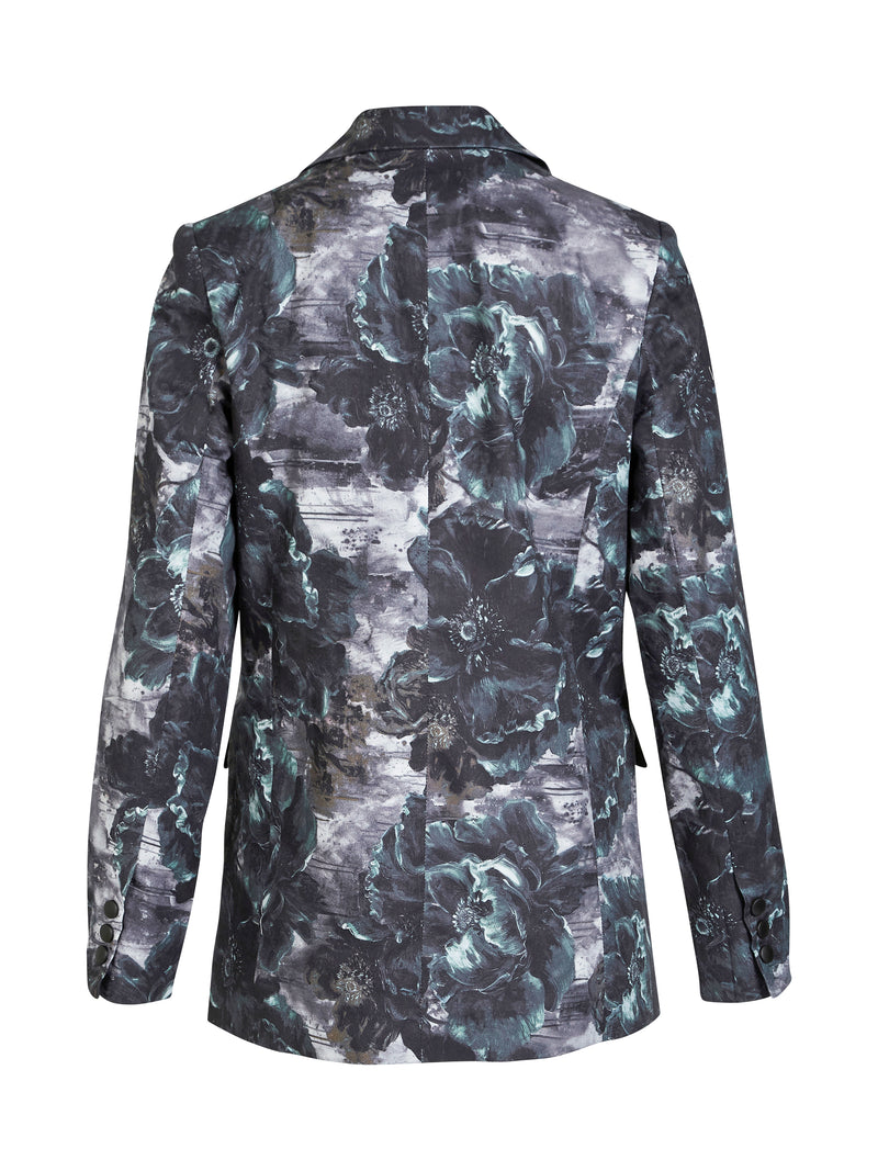 NÜ BALOU blazer Blazers 355 Petrol green mix