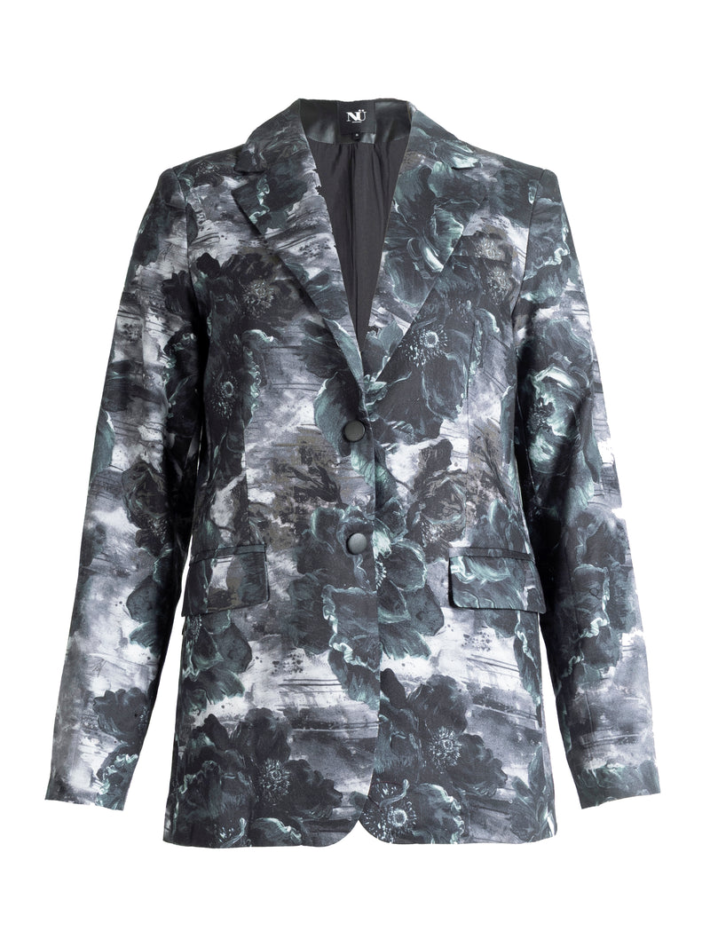 NÜ BALOU blazer Blazers 355 Petrol green mix
