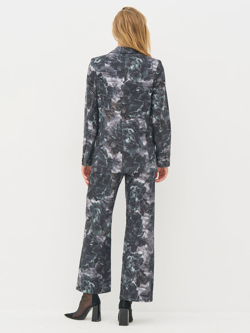 NÜ BALOU broek Broeken 355 Petrol green mix