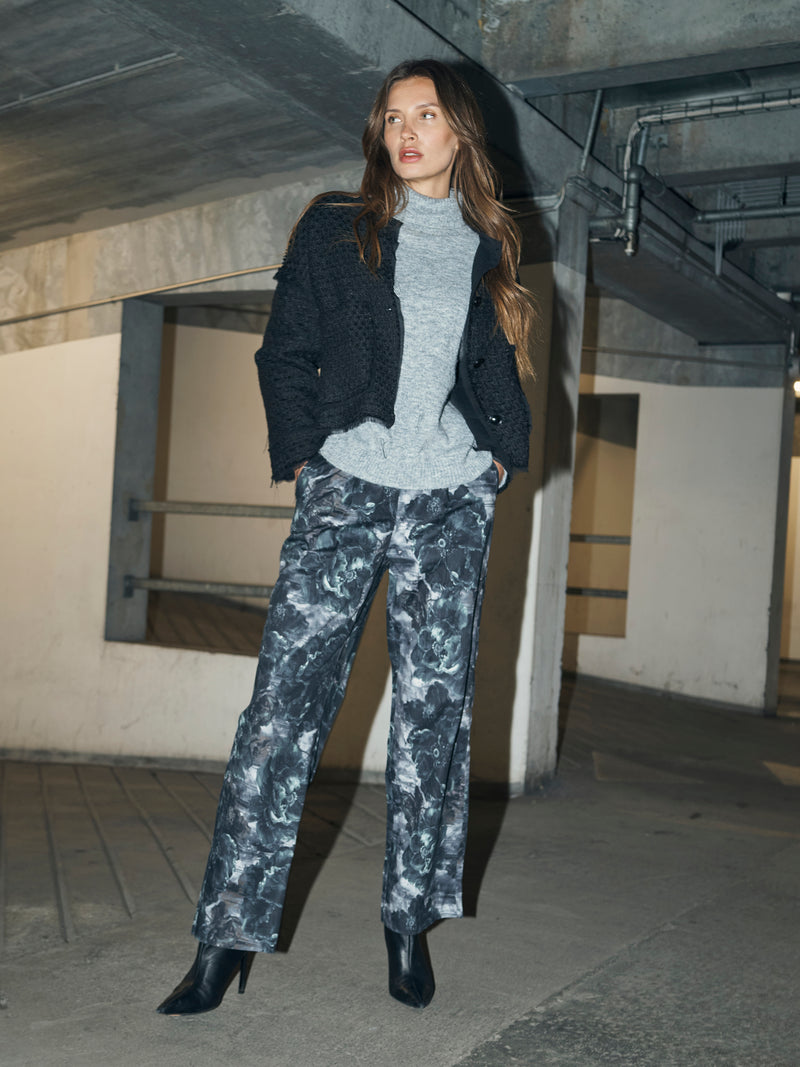 NÜ BALOU broek Broeken 355 Petrol green mix