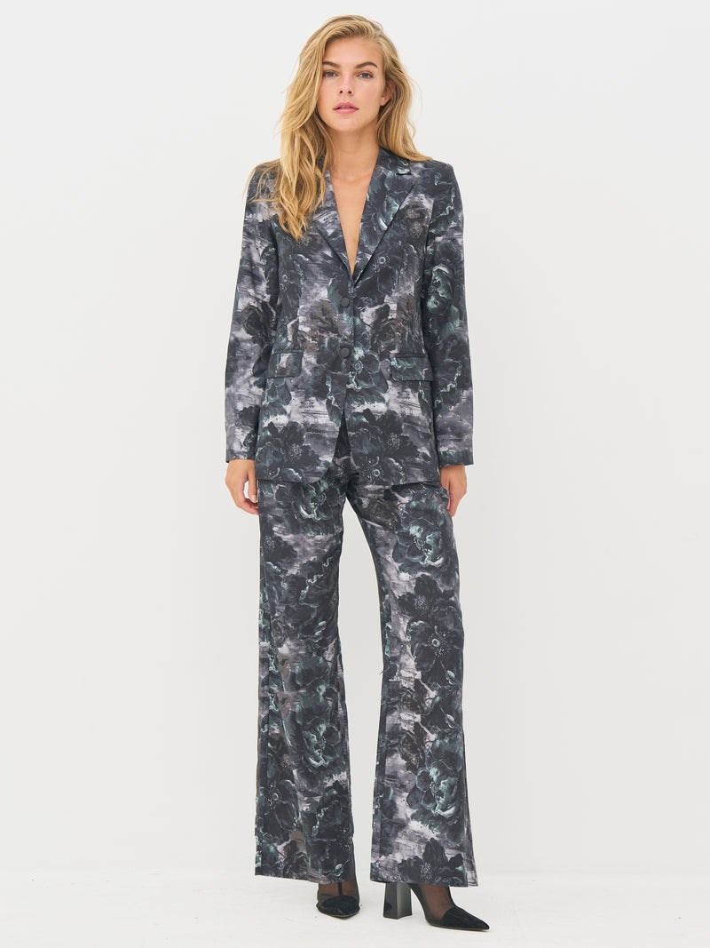 NÜ BALOU broek Broeken 355 Petrol green mix