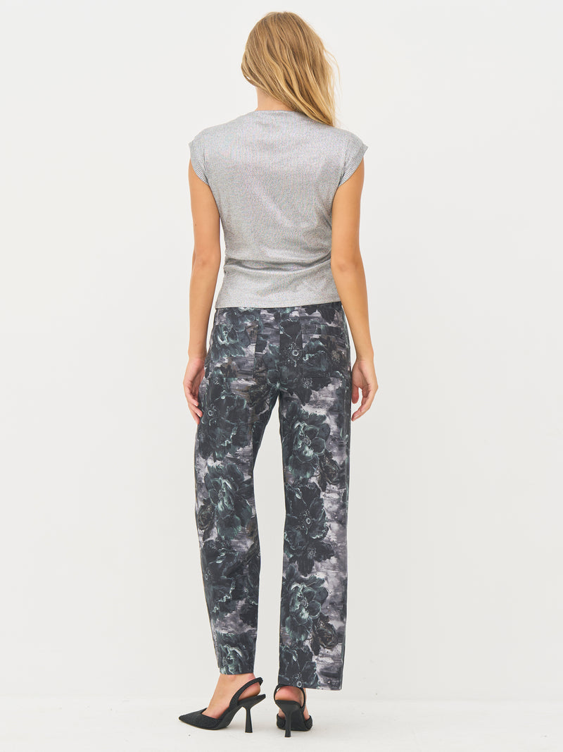 NÜ BALOU broek Broeken 355 Petrol green mix