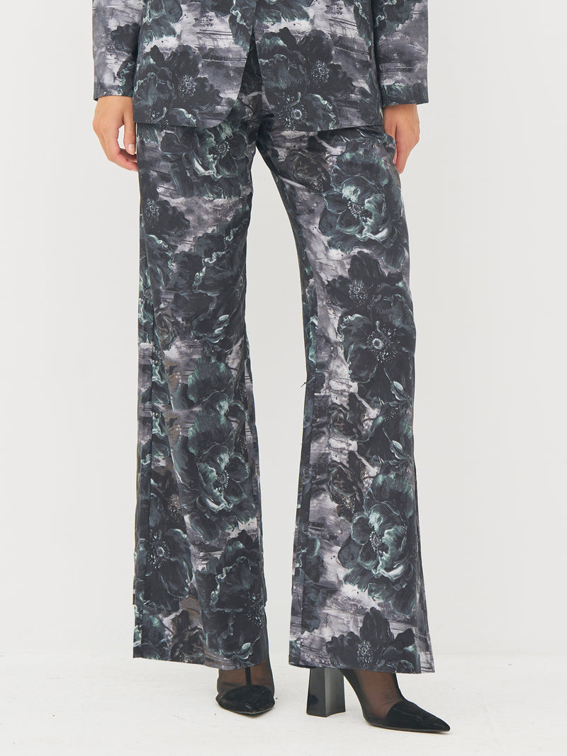 NÜ BALOU broek Broeken 355 Petrol green mix