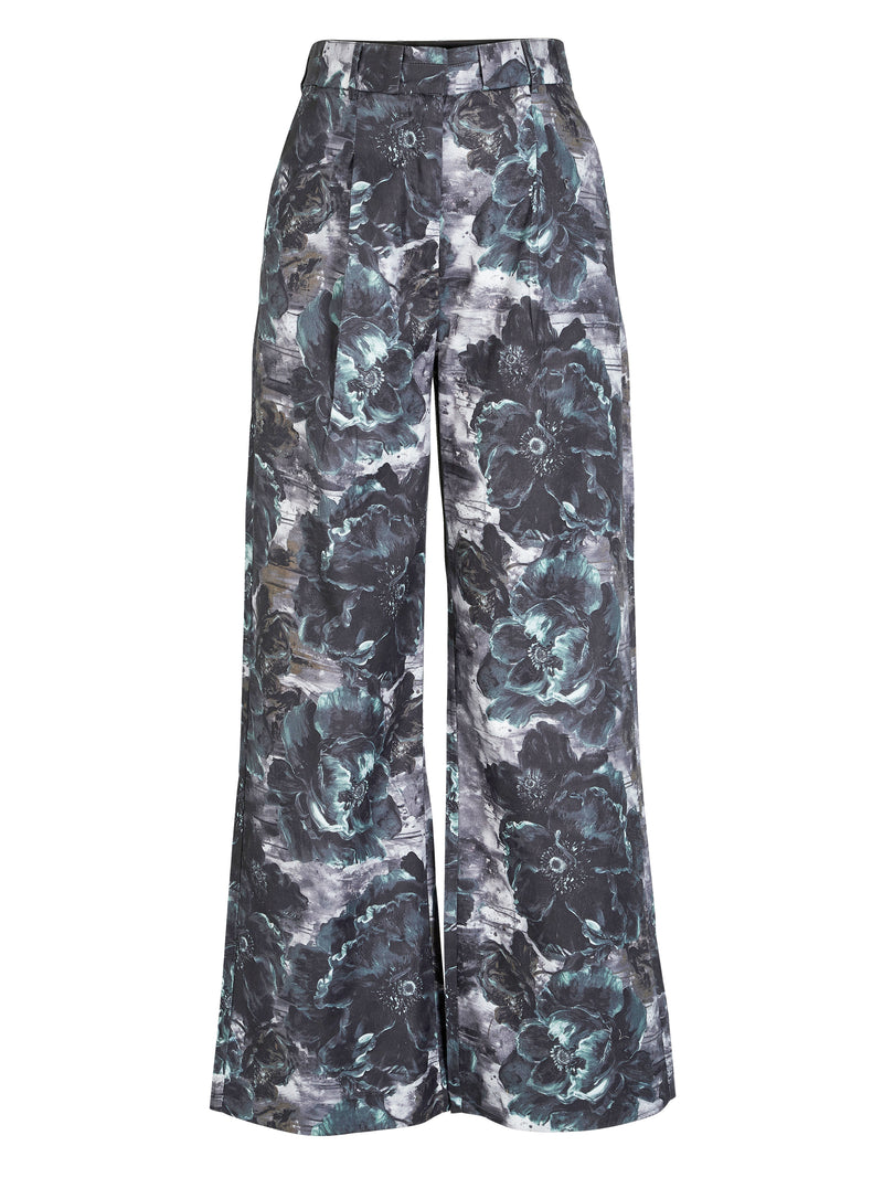 NÜ BALOU broek Broeken 355 Petrol green mix