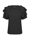 NÜ BAO Blouse Blouses Zwart