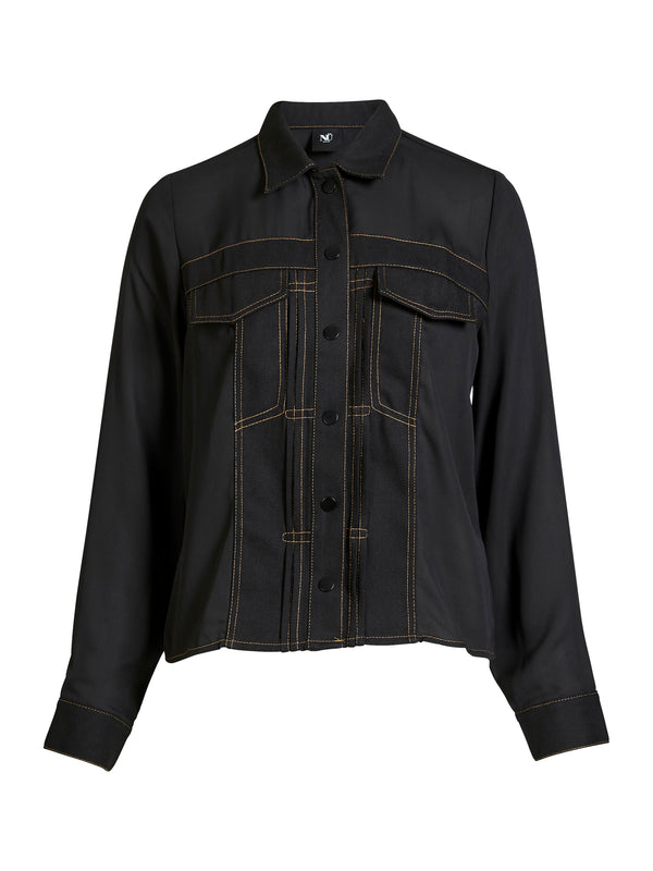 NÜ BEATE shirt Overhemden Zwart
