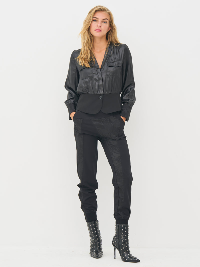 NÜ BECCA broek Broeken Zwart