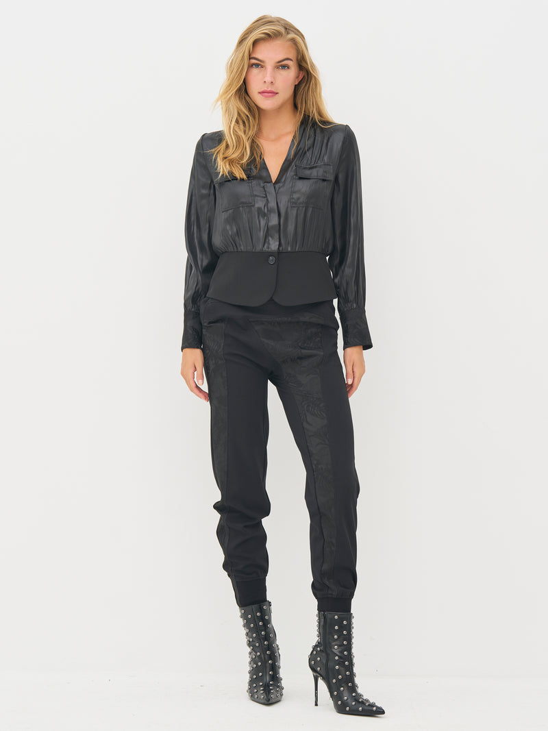 NÜ BECCA shirt Overhemden Zwart