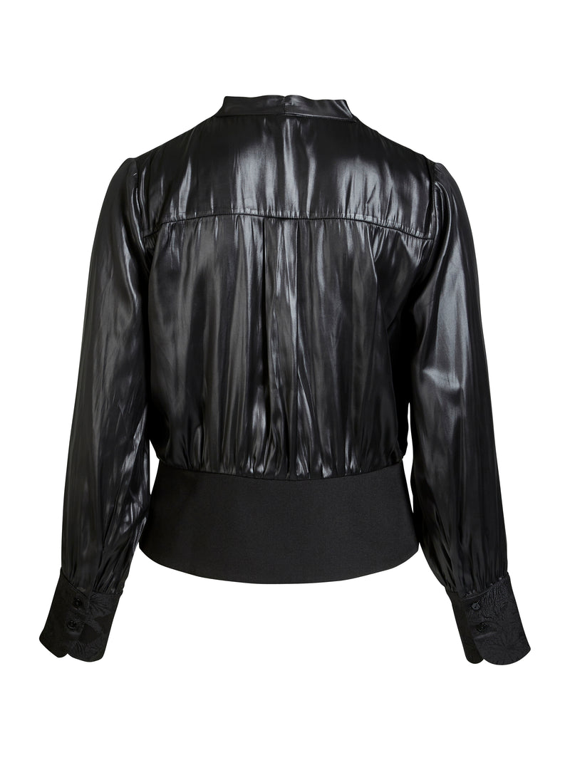 NÜ BECCA shirt Overhemden Zwart