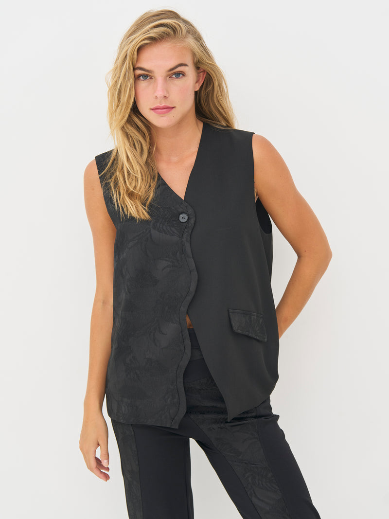 NÜ BECCA vest Vesten Zwart