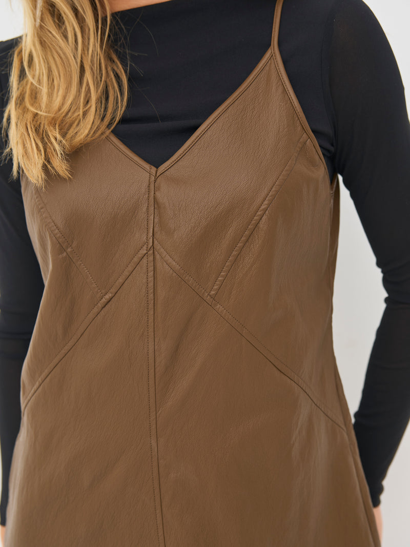 NÜ BELLA jurk Jurken 294 Dark Earth
