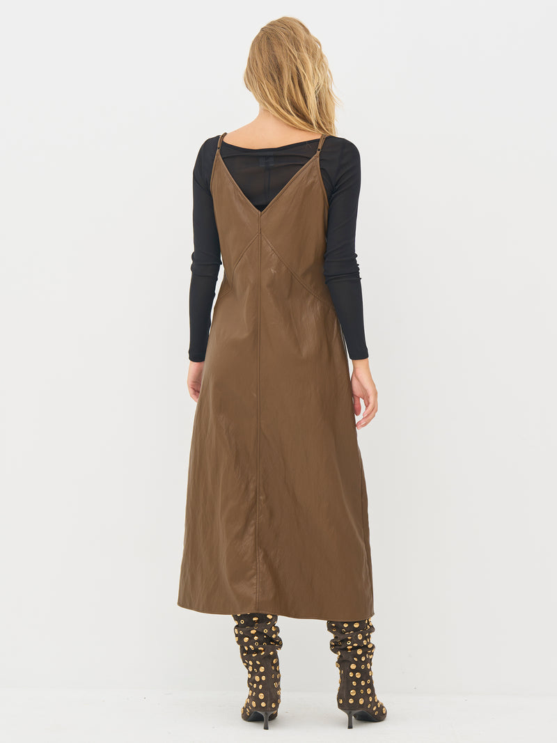 NÜ BELLA jurk Jurken 294 Dark Earth