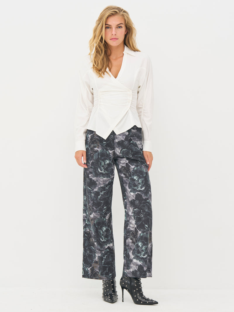 NÜ BEO V-hals shirt Overhemden 110 Creme