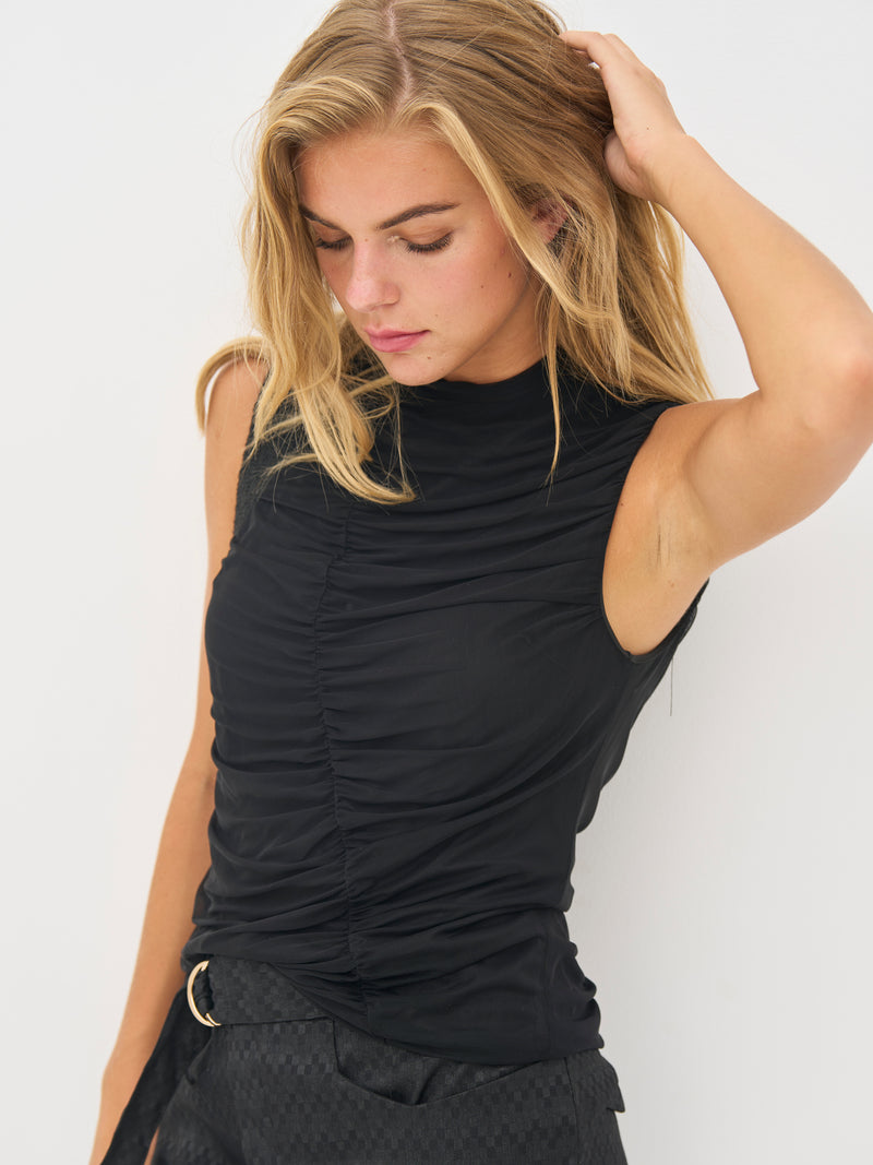 NÜ BETH top Tops en t-shirts Zwart