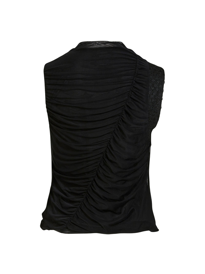 NÜ BETH top Tops en t-shirts Zwart