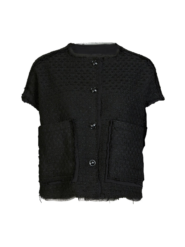 NÜ BETH vest Vesten Zwart