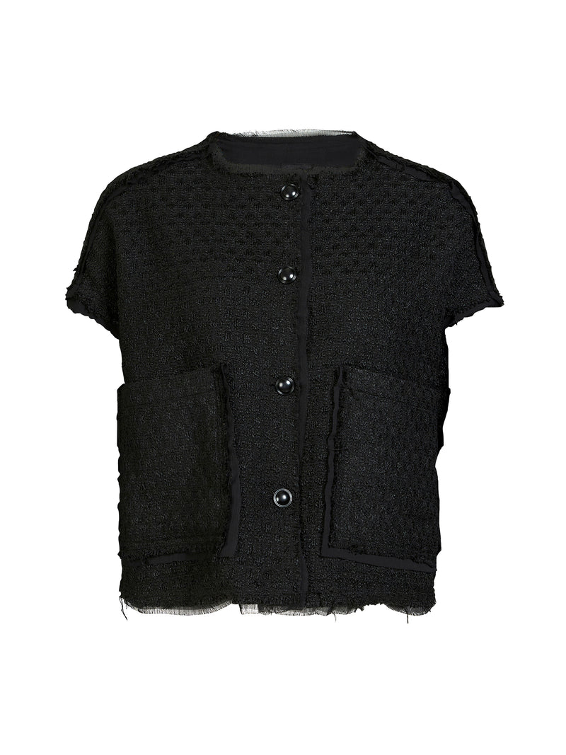NÜ BETH vest Vesten Zwart