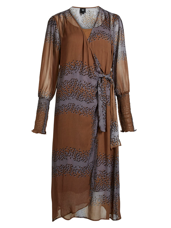 NÜ BIANCA jurk Jurken 294 Dark Earth mix