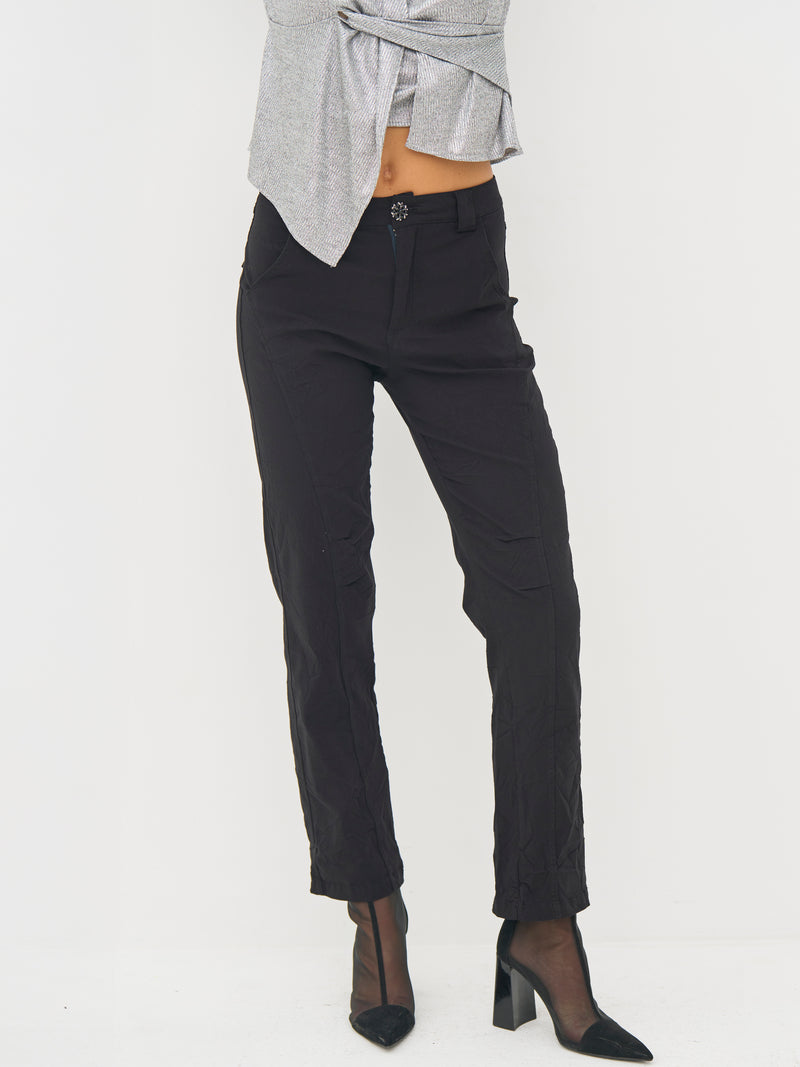 NÜ BIA broek Broeken Zwart