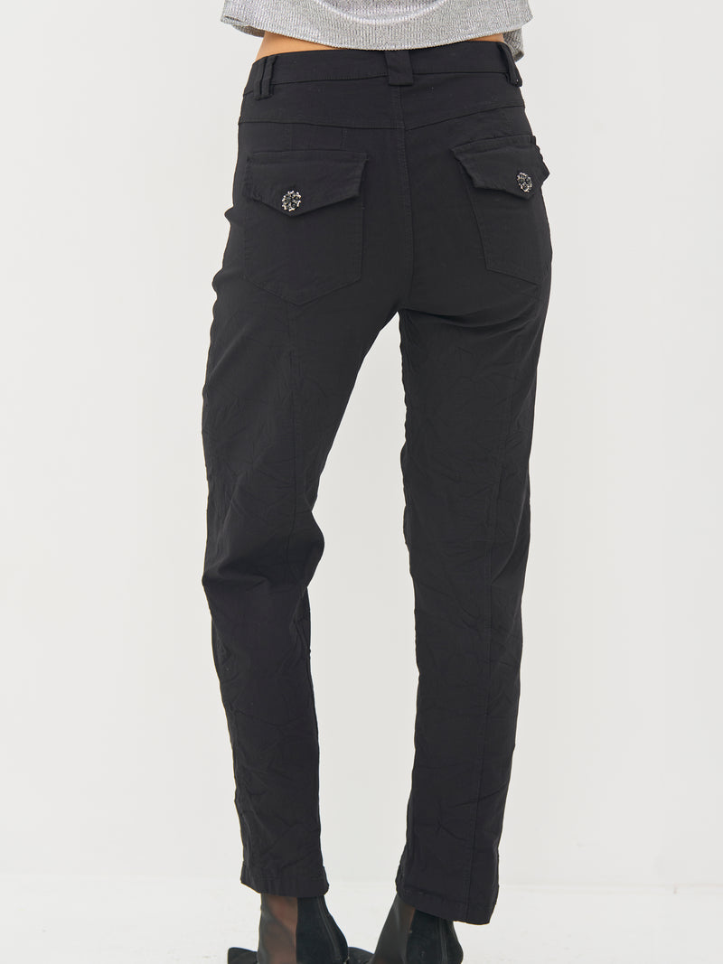 NÜ BIA broek Broeken Zwart