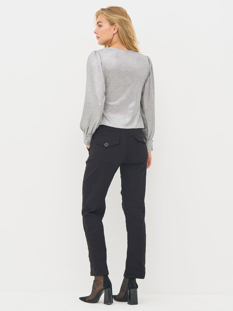 NÜ BIA broek Broeken Zwart
