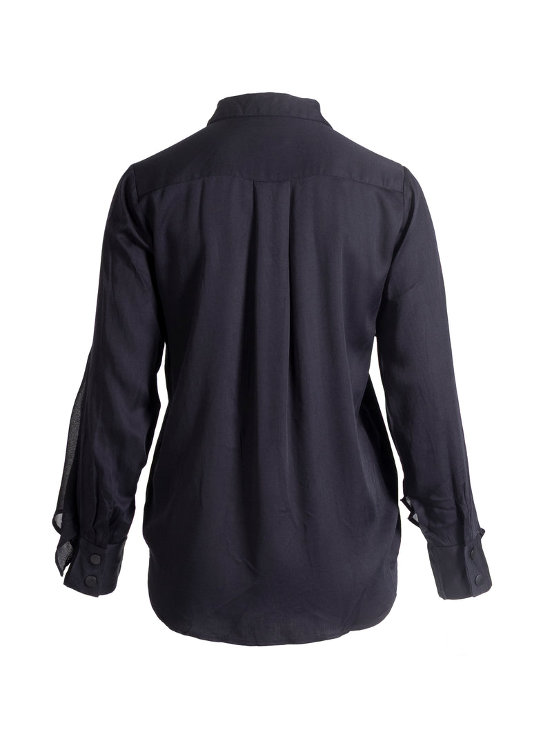 NÜ BIBI shirt Overhemden Zwart
