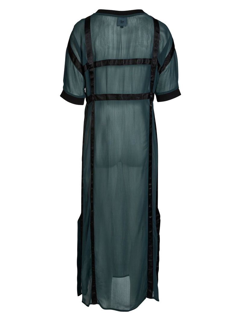 NÜ BILLIE jurk Jurken 355 Petrol green mix