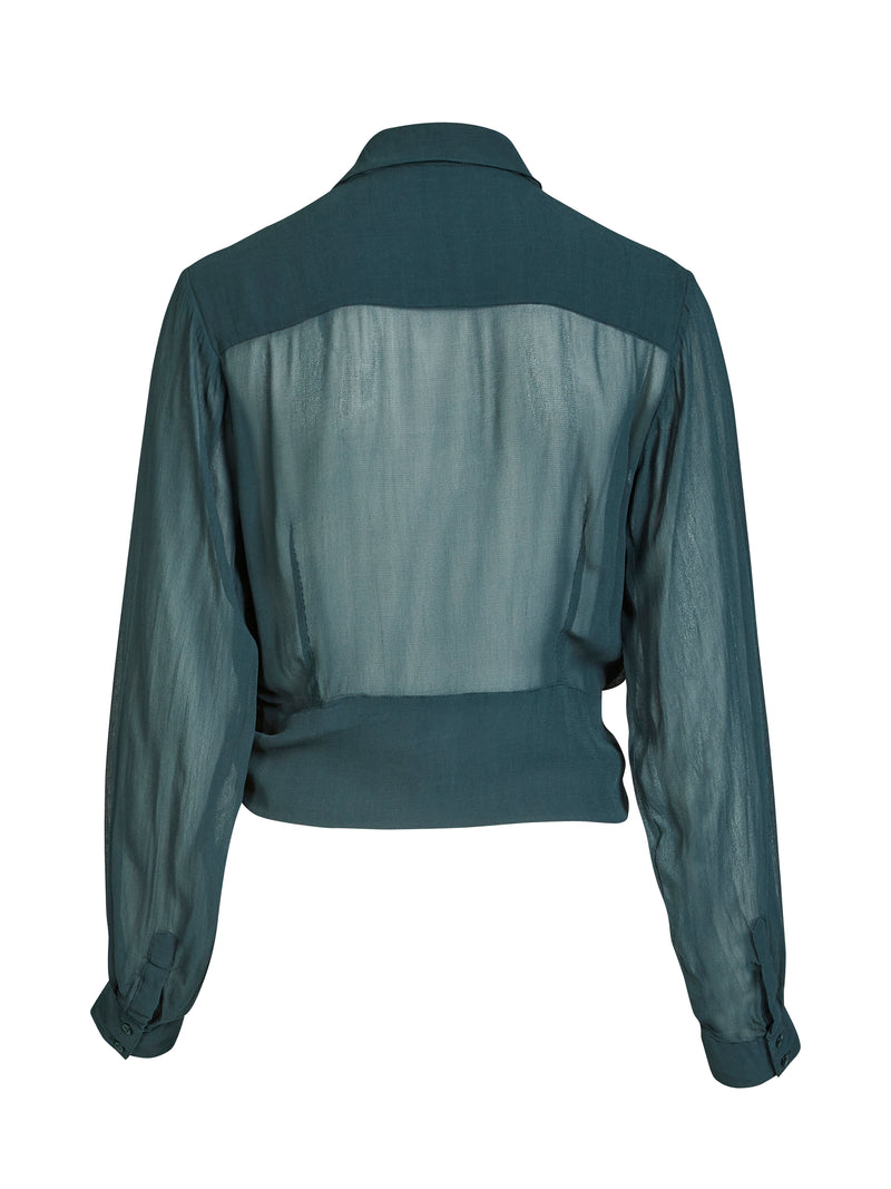 NÜ BILLIE shirt Overhemden 355 Petrol green mix