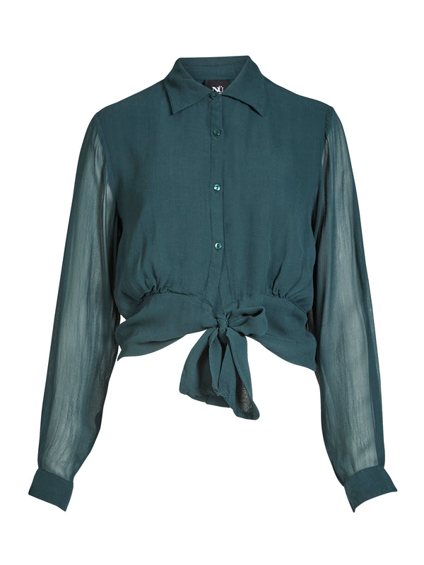 NÜ BILLIE shirt Overhemden 355 Petrol green mix