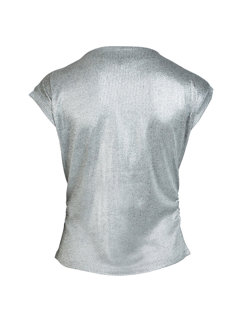 NÜ BIRKE top Tops en t-shirts 989 iron grey