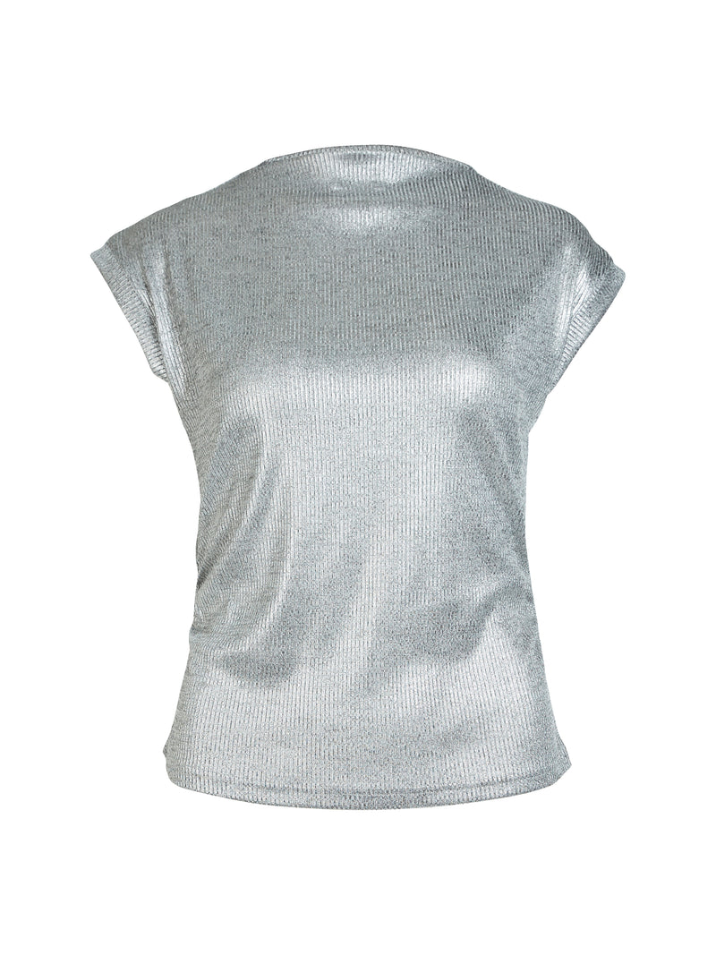 NÜ BIRKE top Tops en t-shirts 989 iron grey