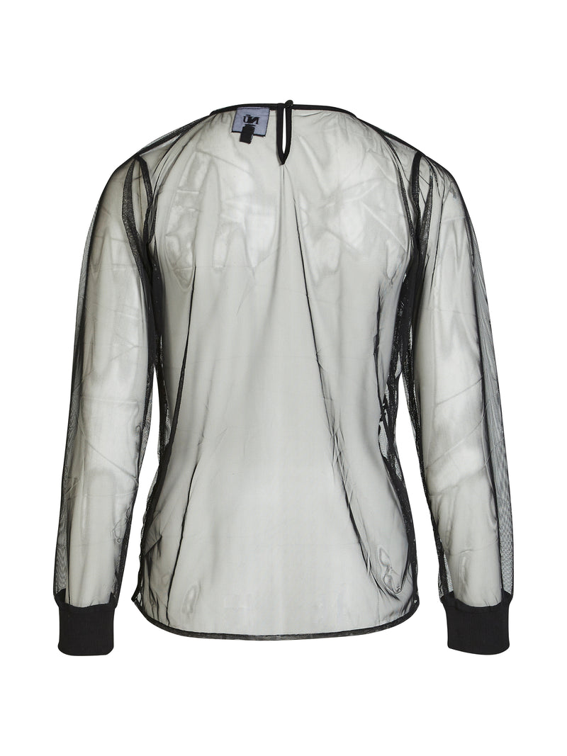 NÜ BITTEN blouse Blouses Zwart