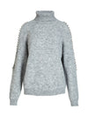 NÜ BODIL coltrui blouse Breigoed 989 iron grey