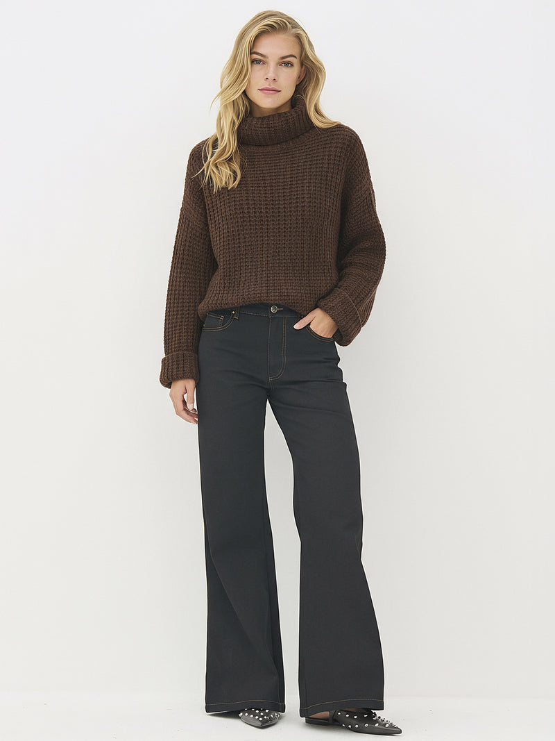 NÜ Bano Blouse knit Breigoed 289 Brown