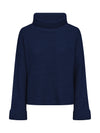 NÜ Bano Blouse knit Breigoed 476 Navy