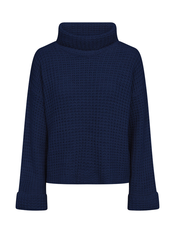NÜ Bano Blouse knit Breigoed 476 Navy
