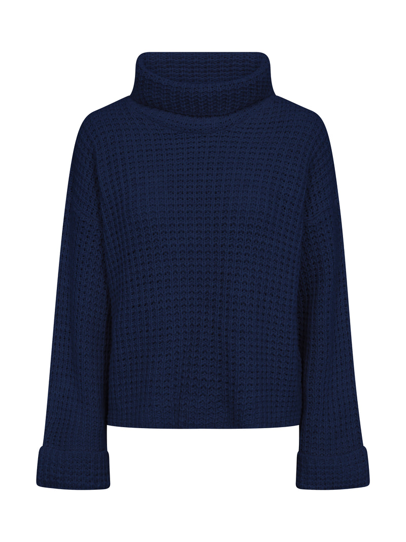 NÜ Bano Blouse knit Breigoed 476 Navy