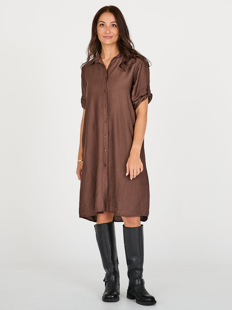 NÜ CAITLIN jurk Jurken 289 Brown