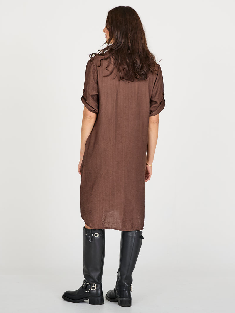 NÜ CAITLIN jurk Jurken 289 Brown