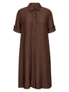 NÜ CAITLIN jurk Jurken 289 Brown