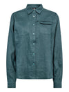 NÜ CAMILA Overhemd Overhemden 465 Petrol