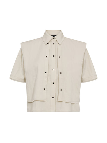 NÜ CANSU Bolero jasje Blouses 112 Bone