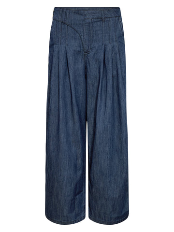 NÜ CARLENE Broek Broeken 481 Denim blue