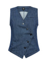 NÜ CARLENE Vest Vesten 481 Denim blue