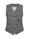 NÜ CARLENE Vest Vesten 901 Denim grey