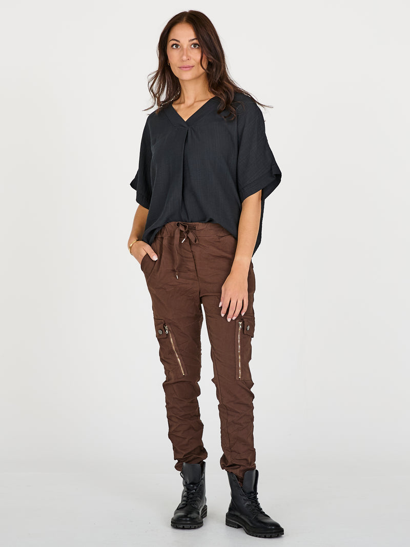 NÜ CARMEN cargo broek Broeken 289 Brown