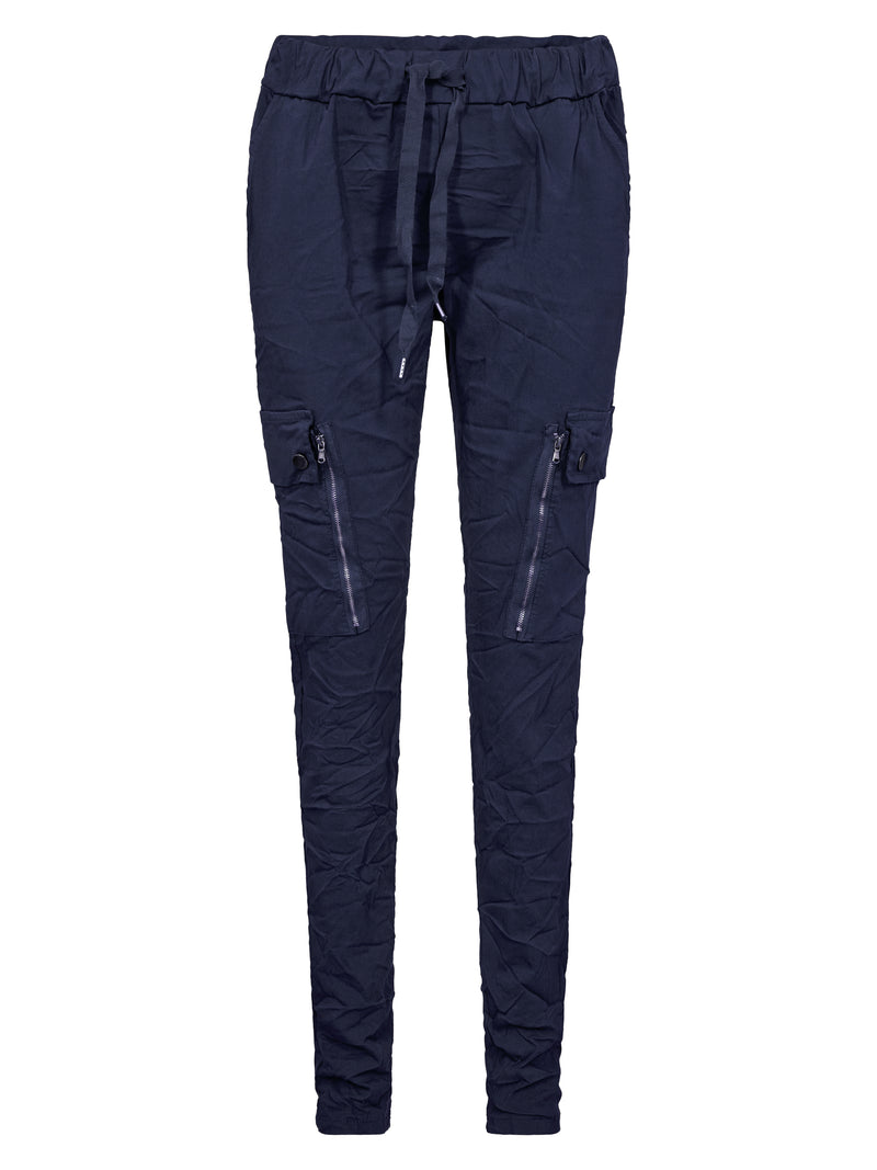 NÜ CARMEN cargo broek Broeken 476 Navy