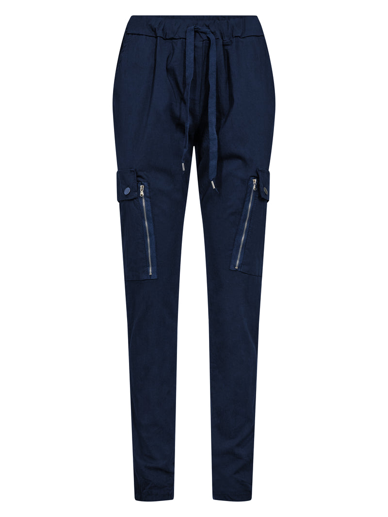 NÜ CARMEN cargo broek Broeken 476 Navy