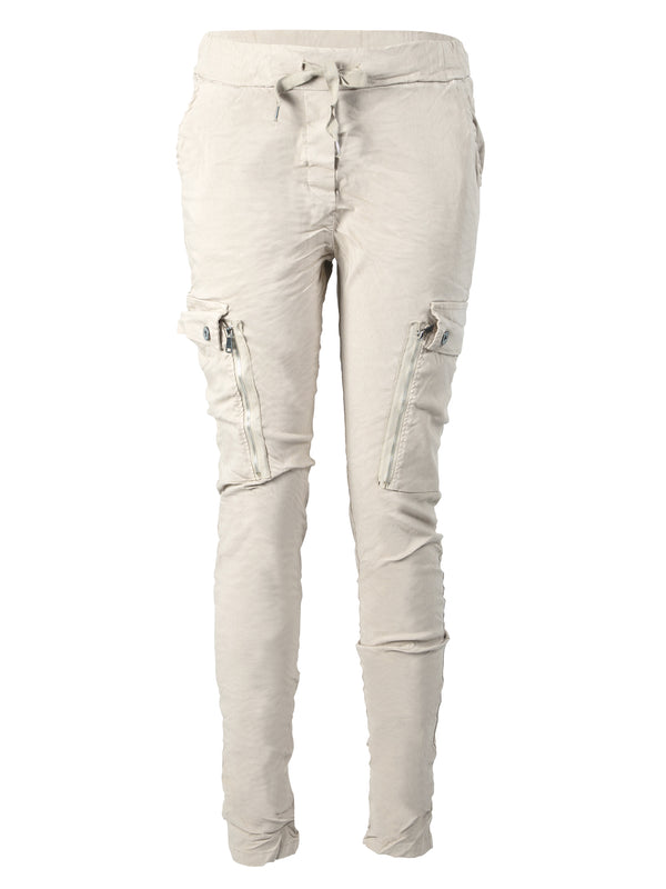 NÜ CARMEN cargo broek Broeken 112 Bone